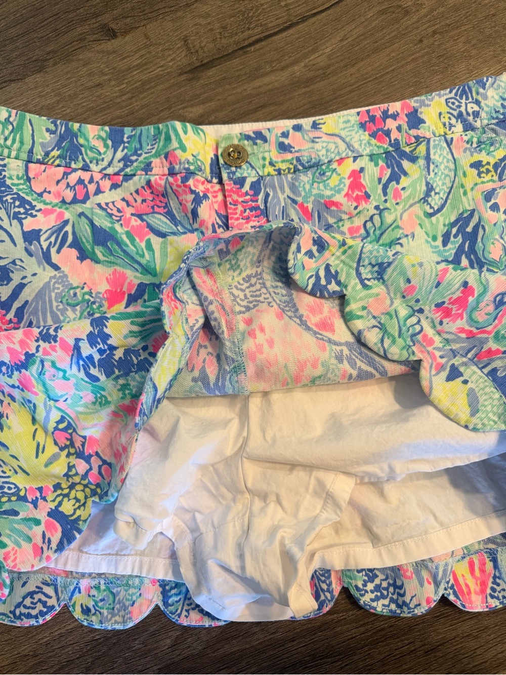 Lilly Pulitzer Colette Skort Mermaid Cove - Picture 2 of 4